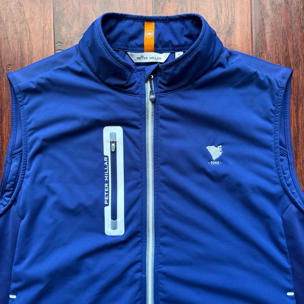 Peter Millar Hyperlight Fuse Hybrid Full Zip Golf Vest Men's XL Blue Performance - Picture 3 of 16